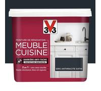 Peinture De Rénovation V33 Meuble De Cuisine Gris anthracite 0,75 L