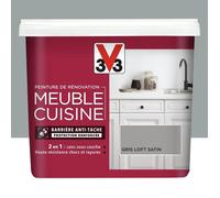 Peinture De Rénovation V33 Meuble De Cuisine Gris Loft 0,75 L