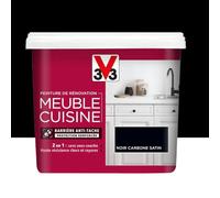 Peinture De Rénovation V33 Meuble De Cuisine Noir Carbone 0,75 L