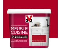 Peinture De Rénovation V33 Meuble De Cuisine Rouge Exquis 0,75 L