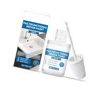 Peinture de réparation de fissures en céramique imperméable à séchage rapide pour baignoires, carreaux de céramique, peinture blanche imperméable durable