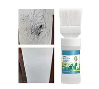 Peinture de réparation murale - Stylo de peinture blanc avec pinceau, correcteur à séchage rapide | Outil pour les fissures, taches et rayures sur les murs, meubles ou plinthes, kit de réparation de
