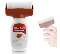 Peinture de retouche murale 2 en 1 - Blanc - 500 g - Réparation murale - Rouleau de peinture 2 en 1 avec pâte de réparation murale - Rouleau de réparation murale - Pour cuisine, taches, fissures