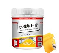 Peinture de Sol à Base d'Eau Soie Dorée | Revêtement Antidérapant à Séchage Rapide 500g Imperméable pour Béton,Peinture Pour Garage, Revêtement Pour Parkings, Carrefours, Passionnés De Bricolage