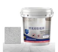 Peinture de sol époxy - Peinture de sol antidérapante en une couche, formule à séchage rapide | Revêtement de soll époxy pour salle de douche intérieure et extérieure, bâtiment en béton, maison,