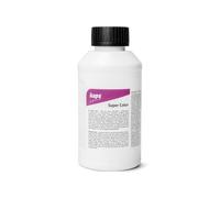 Peinture de Teinture pour Cuir et Textiles Naturels et Synthétiques, Kaps Super Color, 82 Couleurs Standard et Métalliques, Big Bottle 500ml - 16.9 fl. Oz. (404 - Platine)