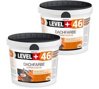 Peinture de toit 14 kg - Couleur de base - Lubrification du toit - Membrane polymère flexible - Très opaque - Résistant aux intempéries - Anthracite RM46