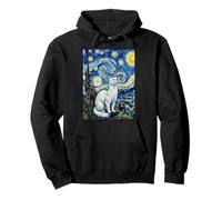 Peinture de Van Gogh Nuit étoilée Hermine Stoat Sweat à Capuche