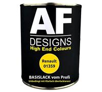 Peinture de voiture 1 l pour Renault 01359 Jaune Prêt à pulvériser