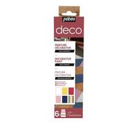 Pébéo – Coffret d'initiation peinture décorative – 6 x 20 ml – Multicolore G