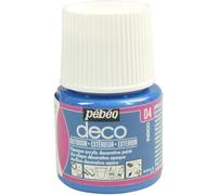 Pébéo Peinture Deco Outdoor – acrylique d'extérieur multi-surfaces – Indigo mat 45 ml