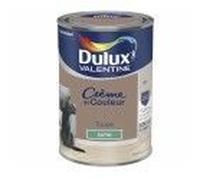Peinture décoration crème couleur taupe satin 1.25l DULUX VALENTINE