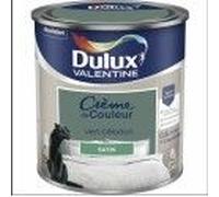 Peinture décoration crème de couleur satin vert céladon 0.5l DULUX VALENTINE