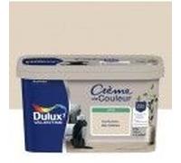 Peinture décoration finition crème de couleur satin beige caravane des sables 2.5l DULUX VALENTINE