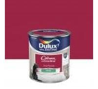 Peinture décoration finition crème de couleur satin framboise 0.5l DULUX VELENTINE
