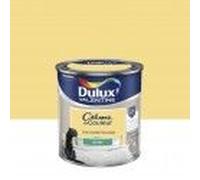 Peinture décoration finition crème de couleur satin jaune pamplemousse 0.5l DULUX VELENTINE