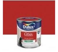 Peinture décoration finition crème de couleur satin rouge madras 0.5l DULUX VELENTINE