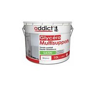 Peinture décoration intérieur extérieur multi supports glycéro Blanc Satin 10L ADDICT