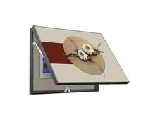Peinture Décorative Boîte Compteur Cache Tableau Electrique Decoratif Avec Levier Hydraulique Couvercle Compteur Électrique Salle À Manger(D,40x50cm)