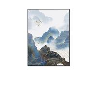 Peinture décorative d'un boîtier de Compteur Vertical à obturateur électrique à Commande par poussée et Traction, Dessin Suspendu(D,70x50cm)