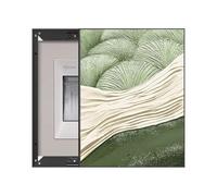 Peinture Décorative D'un Coffret Compteur Caché Push Pull D Décoration Pour Cacher Peintures Couvercle de Compteur Électrique Chambre À Coucher(A,50x60cm)