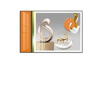 Peinture décorative for boîtier de Compteur électrique, Couvercle Amovible, Peinture Murale en Porcelaine Cristal. Convient aux Tableaux et peintures murales en Porcelaine Cristal.(C,40x50cm)