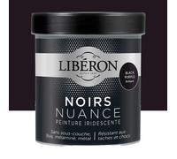 Peinture décorative Libéron Les noirs nuance Black purple brillant 500 ML