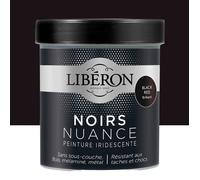 Libéron Peinture décorative Les noirs nuance, Black red brillant, 500 ML