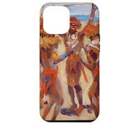 Peinture des Guerriers Kikuyu dansants par Akseli Gallen-Kallela Coque pour iPhone 12 Pro Max