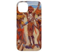 Peinture des Guerriers Kikuyu dansants par Akseli Gallen-Kallela Coque pour iPhone 14 Plus
