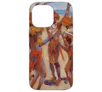 Peinture des Guerriers Kikuyu dansants par Akseli Gallen-Kallela Coque pour iPhone 14 Pro Max