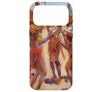 Peinture des Guerriers Kikuyu dansants par Akseli Gallen-Kallela Coque pour iPhone 17 Pro Max