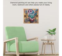 Peinture Diamant 5d, Broderie, Bricolage, Point De Croix, Hibou, Mandala, Fleur, Sac À Outils Artisanal, Décoration Cadeau Pour La Maison