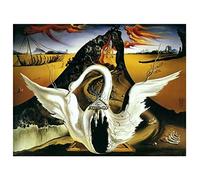 Peinture Diamant 5d Complet, Square Drill Célèbre Salvador Dali 20x30cm DIY 5D Diamant Peinture Point De Croix Broderie Diamond Painting Kits Mosaïque Toile Artisanat Home Décoration Autocollant Mural