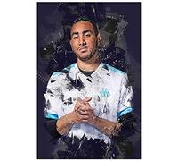 Peinture Diamant 5d Croix Peinture Kits Diy Dimitri Payet Football Football 6 Broderie Diamant Kit Complet Plein Point 15.7"x19.7"(40x50cm) Sans Cadre