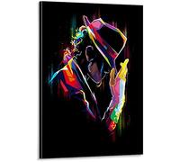 Peinture Diamant 5d Croix Peinture Kits Diy Michael Jackson minimaliste et photo moderne Broderie Diamant Kit Complet Plein Point 15.7"x19.7"(40x50cm) Sans Cadre