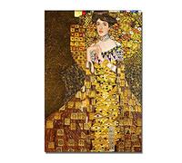 Peinture Diamant 5D Forage Complet Abstrait Gustav Klimt DIY Diamant Peinture Kit pour Adultes,Diamond Painting pour Enfants,Broderie Tableau point de croix Kit,Strass Image Décor Cadeau 30x40cm