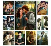 Peinture diamant 5d Jamie Fraser Outlander, série télévisée classique, Caitriona Balfe, cristal Photo Art, mosaïque, point de croix, décoration d'intérieur HXP318-15