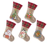 Peinture Diamant À Faire Soi-Même, Bas De Noël 3d, Pendentif De Cheminée D'arbre De Noël, Fournitures Artisanales Pour Jouets D'enfants