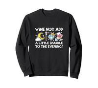 Peinture Diamant à Faire soi-même, Jeu de Mots, pour Loisirs créatifs, Humour de Nuit Sweatshirt