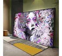 Peinture Diamant Adulte, 5D Femme Diamond Painting Kit Complet Fleur mauve Diamand Painting Enfant XXL 100x50CM DIY Strass Broderie Point de Croix, Daimond Art Painting Débutant, Home Wall Decor