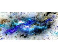 Peinture Diamant Adulte, 5D Nuage abstrait Diamond Painting, DIY Broderie Diamant Kit Complet, Mosaique Cristal Strass Point de Croix Diamant Painting pour Murale Décoration Diamant Art 65x130cm HI-42