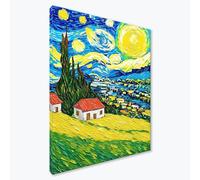 Peinture Diamant Adulte Abstrait Diamond Painting Paysage Diamond Painting Kit Complet, DIY 5D Broderie Diamant Enfant Débutant Strass Point de Croix pour Decoration Maison Cadeau 40x50 cm F0-132