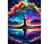 Peinture Diamant Adulte Enfant 5D Bricolage Diamond Painting Kits, Diy Diamant Painting Kit Complet Color Diamant Artisanat Strass Point de Croix Broderie Cristal Painting Murale DéCoration 50x60cm