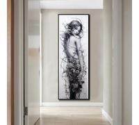 Peinture Diamant Adulte,Femme Sexy DIY 5D Diamant Painting Complet,Grand Peinture Diamant Images,Carré Diamond Art Cristal Painting Broderie Artisanat kit,pour Murale Décoration Gifts 60x155cm/24x61in