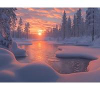 Peinture Diamant Coucher De Soleil Diamond Painting Adulte, 5D Lac Diamant Peinture Kit Complet, DIY Activité Manuelle Adulte Strass Cristal Point de Croix Broderie Painting Murale 45x60cm h-716