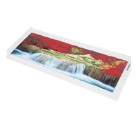 Peinture Diamant En Résine De Grande Taille 80x30cm, Cascade, Décor Mural De Salon, Bricolage, Offre Spéciale, 60%