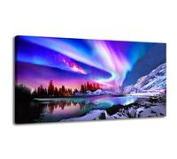 Peinture Diamant Painting Aurores Boréales Nature Complet Peinture Numero Adulte Strass Broderie Diamant Art Point De Croix 40x120cm Grand Diamond Painting Enfant Canevas Tableau Maison Décor Murale