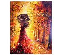 Peinture Diamant Painting Paysage d'automne Complet Peinture Numero Adulte Strass Broderie Diamant Art Dots Point De Croix 60x80cm Grand Diamond Painting Enfant Canevas Tableau Maison Décor Murale