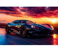 Peinture Diamant par Numéros Kit Adultes Voiture de sport cool 30x60cm(12x24in) DIY 5D Diamond Painting Kits Grande Complet Cristal Strass Mosaïque Point De Croix Broderie Maison Mur Décor